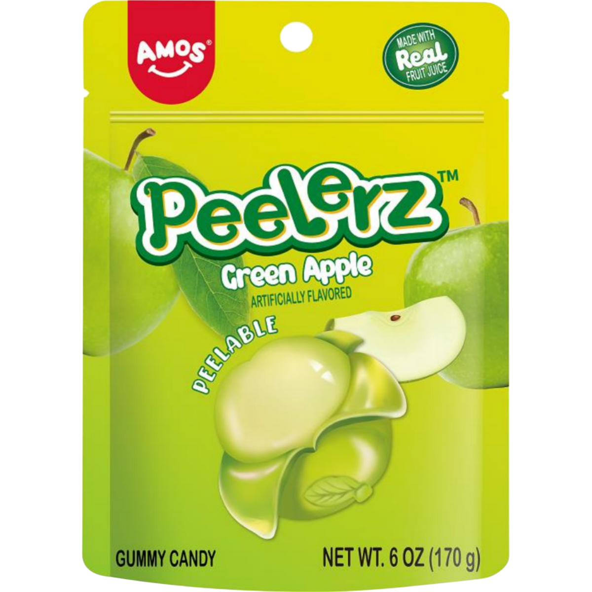 Amos Peelerz Green Apple 170g /6 oz