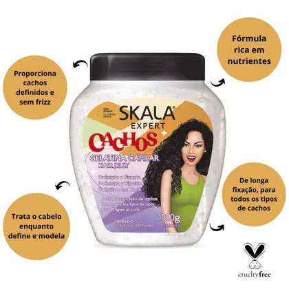 Creme para Cachos Gelatina Capilar Skala 1000g