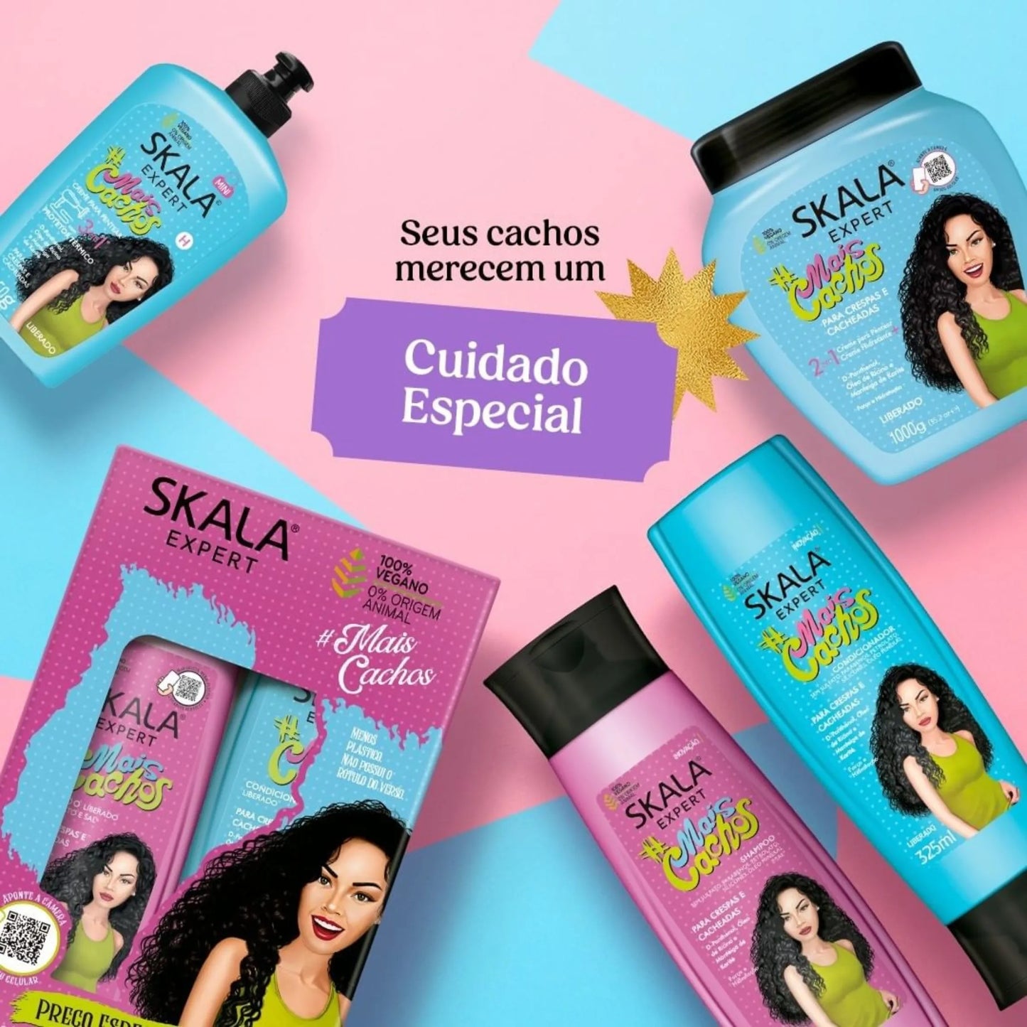 Creme para Pentear Mais Cachos Skala 250g