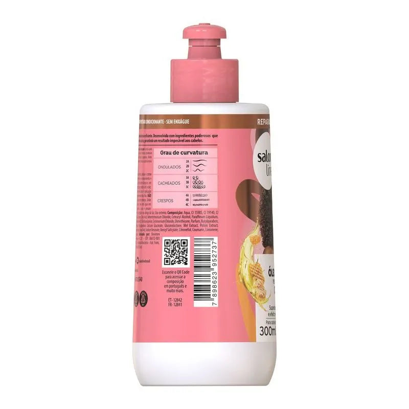 Creme para Pentear Mel e Oleo de Argan Salon Line 300ml