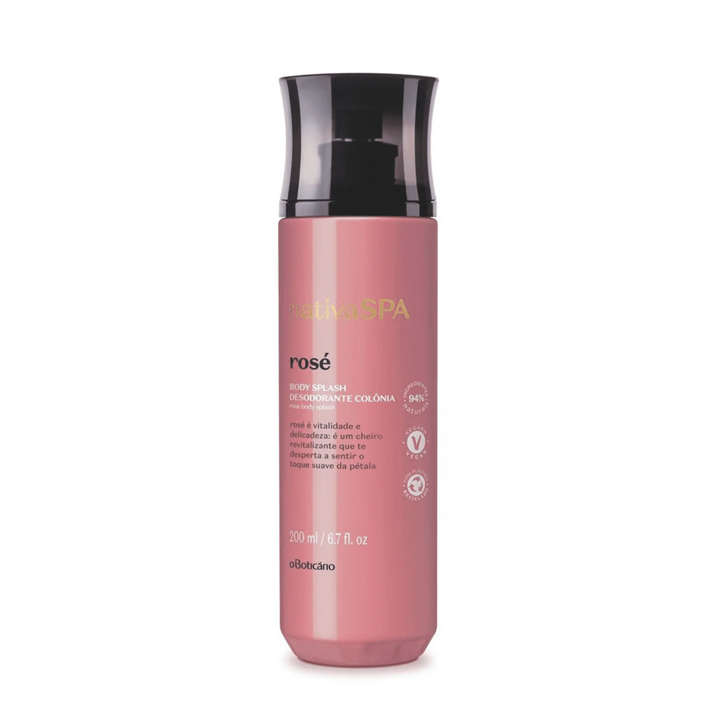 Cuide-se Bem Body Splash Rose O Boticario 200ml