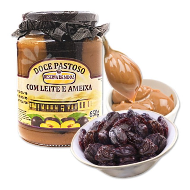 Doce de Leite com Geleia de Ameixa Reserva de Minas 650g