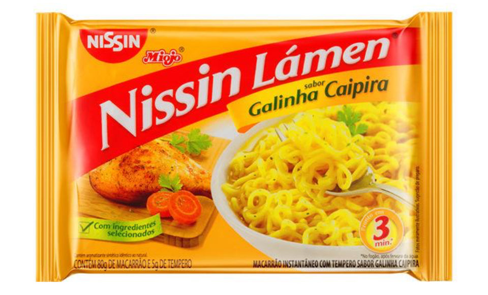 Miojo Nissin Lamen Galinha Caipira 85g