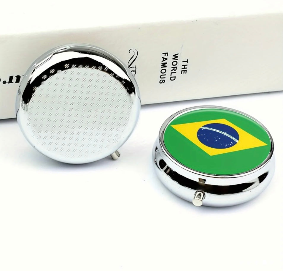 Porta Remedio Bandeira Brasil