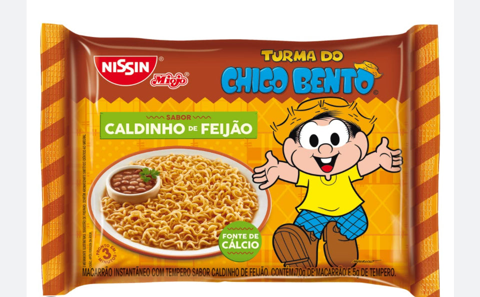 Miojo Turma da Mônica Caldinho de Feijão 75g
