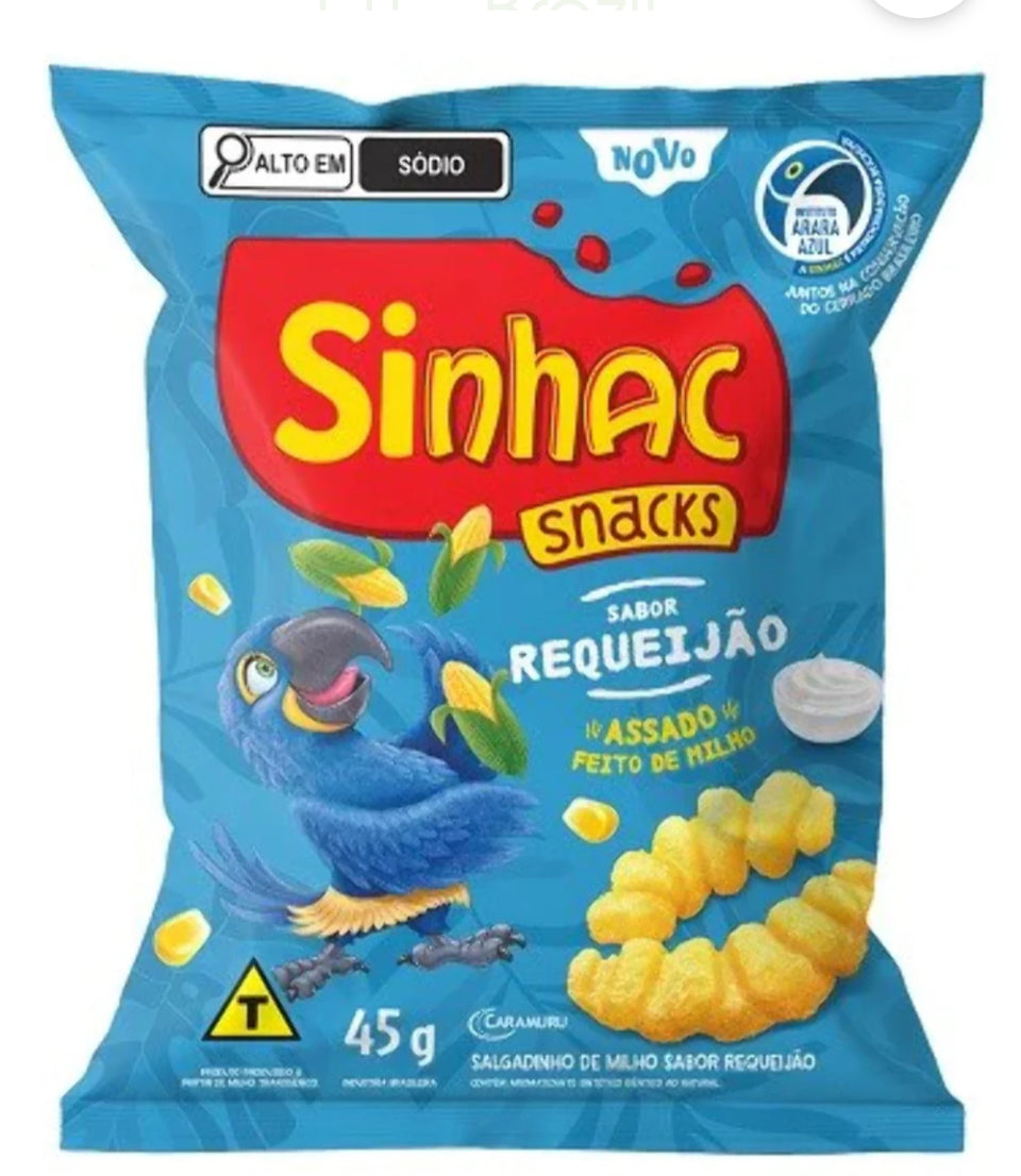 Salgadinho Requeijao Sinha 45g
