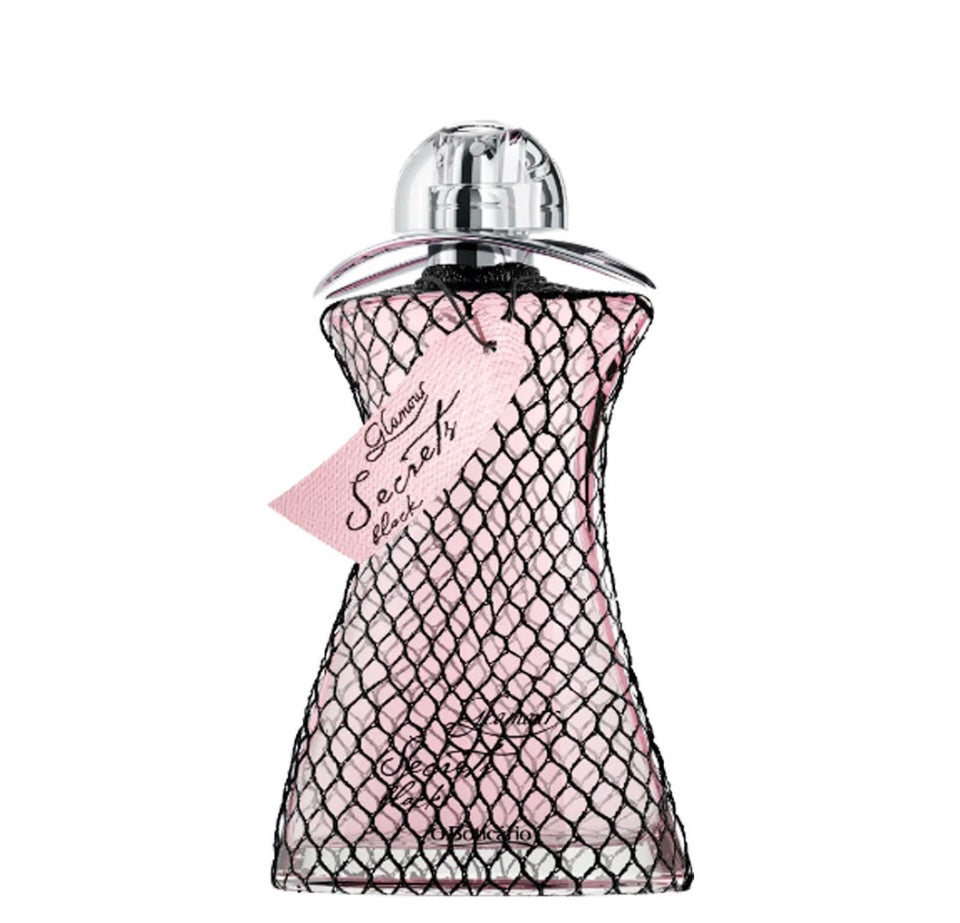 Perfume Glamour Secrets Black O Boticario 75ml