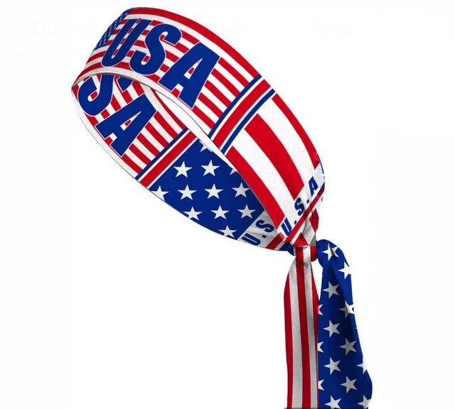 Faixa de Cabelo Bandeira do Brasil/EUA