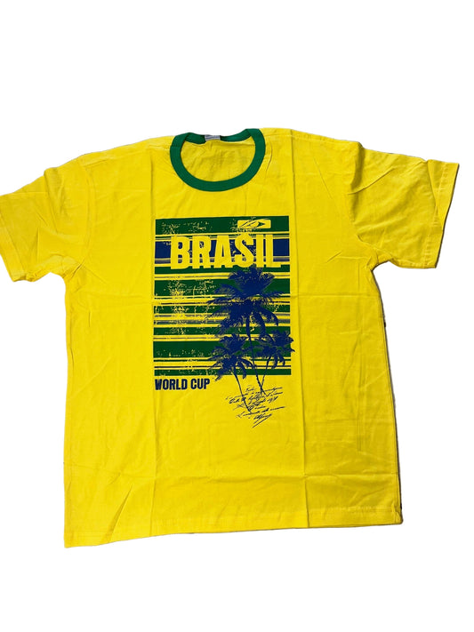 Camiseta do Brasil Amarela World Cup