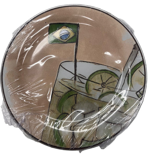 Prato de Pao de Vidro - Linha Brasil