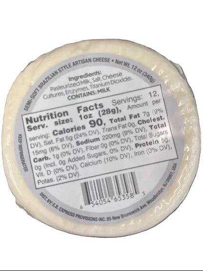 Queijo Minas Artesanal Sabor Mineiro 340g