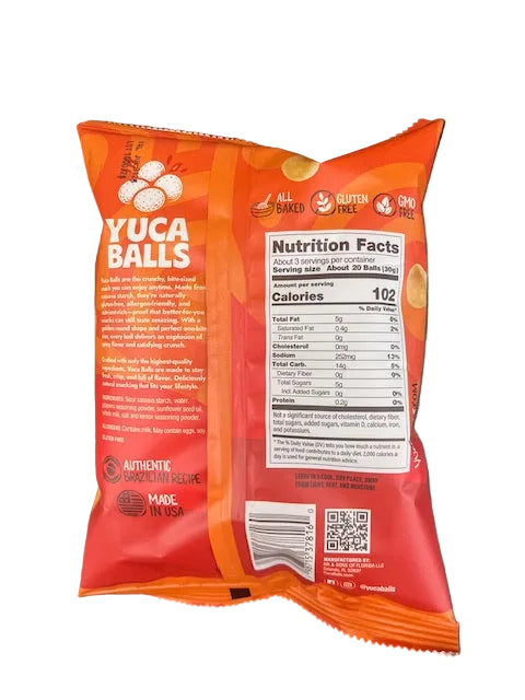 Snack Yuca Balls Jalapeno 80g