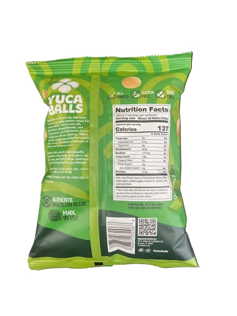 Snack Yuca Balls Salgado 80g