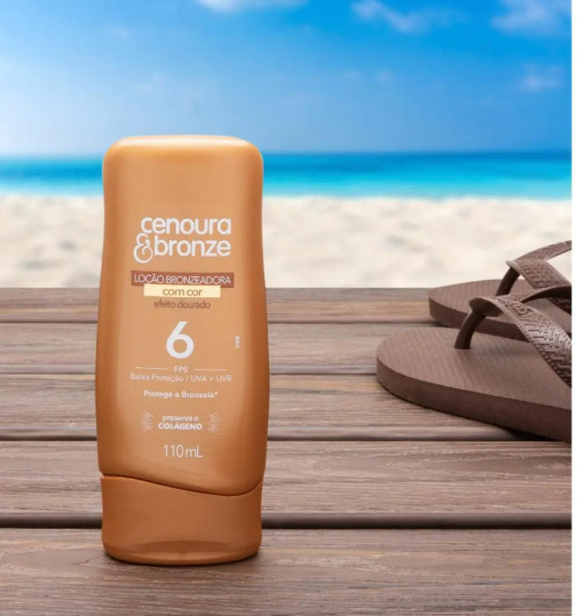 Loção Bronzeador Cenoura e Bronze FPS 6 110ml