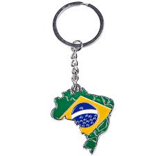 Keychain Iron Brazil Map