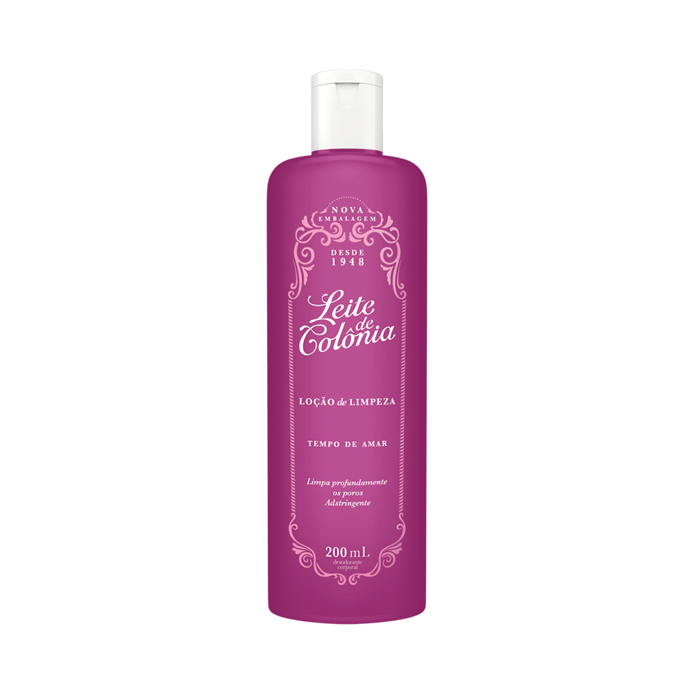 Leite de Colônia Locação de Limpeza Tempo de Amar 200ml