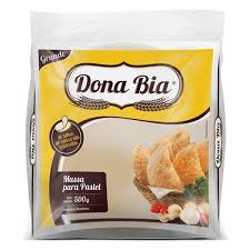 Massa Redonda Grande Pastel Dona Bia 500g