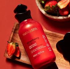 Nativa SPA Morango Ruby Loção Hidratante para o Corpo 400ml