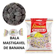 Pacote Bala de Banana Oliveira 500g