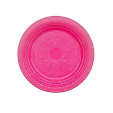 Prato Descartavel Papel 7" 30 unids Rosa
