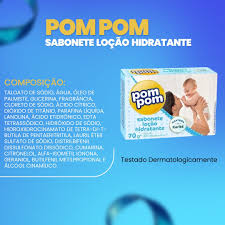 Sabonete Pom-Pom Locao Hidratante 80g