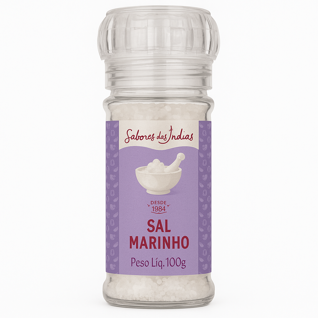 Sal Marinho Sabor de Indias 100g