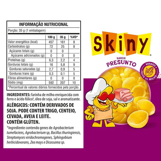 Salgadinho Presunto Skiny 35g