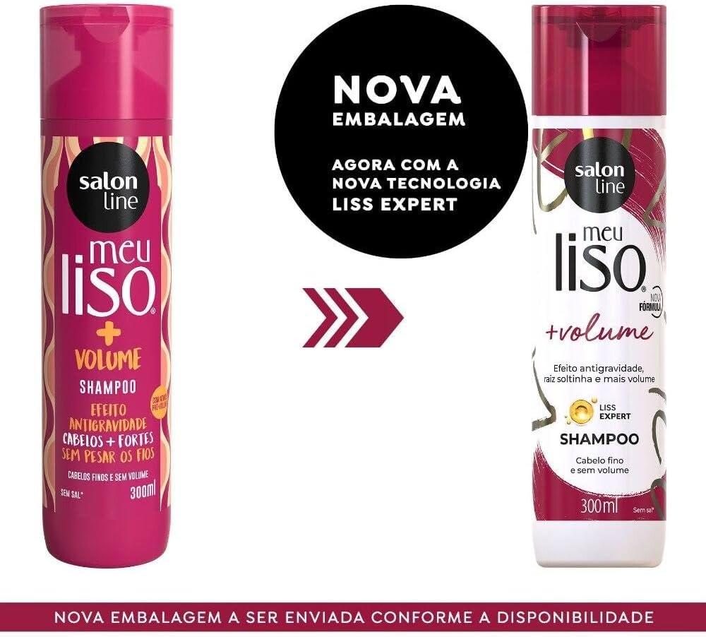 Shampoo Efeito Antigravidade Meu Liso Salon Line 300ml