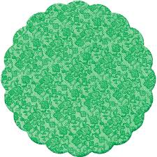 Tapetinho para docinhos Verde Escuro N.9 100unid