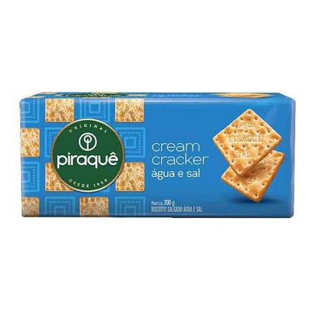 Biscoito Agua e Sal Piraque 184g