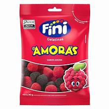 Bala de Gelatina Amoras Fini 90g