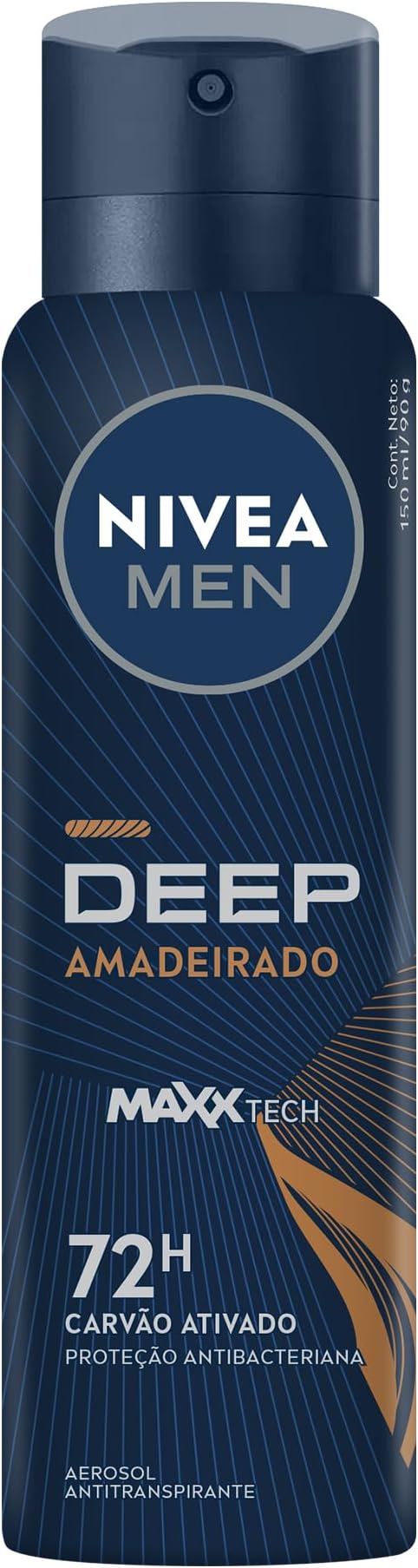 Desodorante Nivea Men Deep Amadeirado 72h