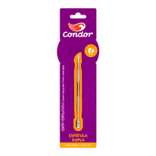Espatula Dupla de Aço Inox Condor 1 unidade