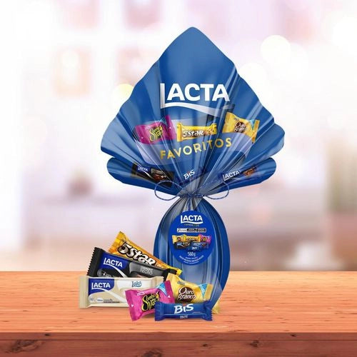 Ovo de Pascoa Lacta Favoritos 540g