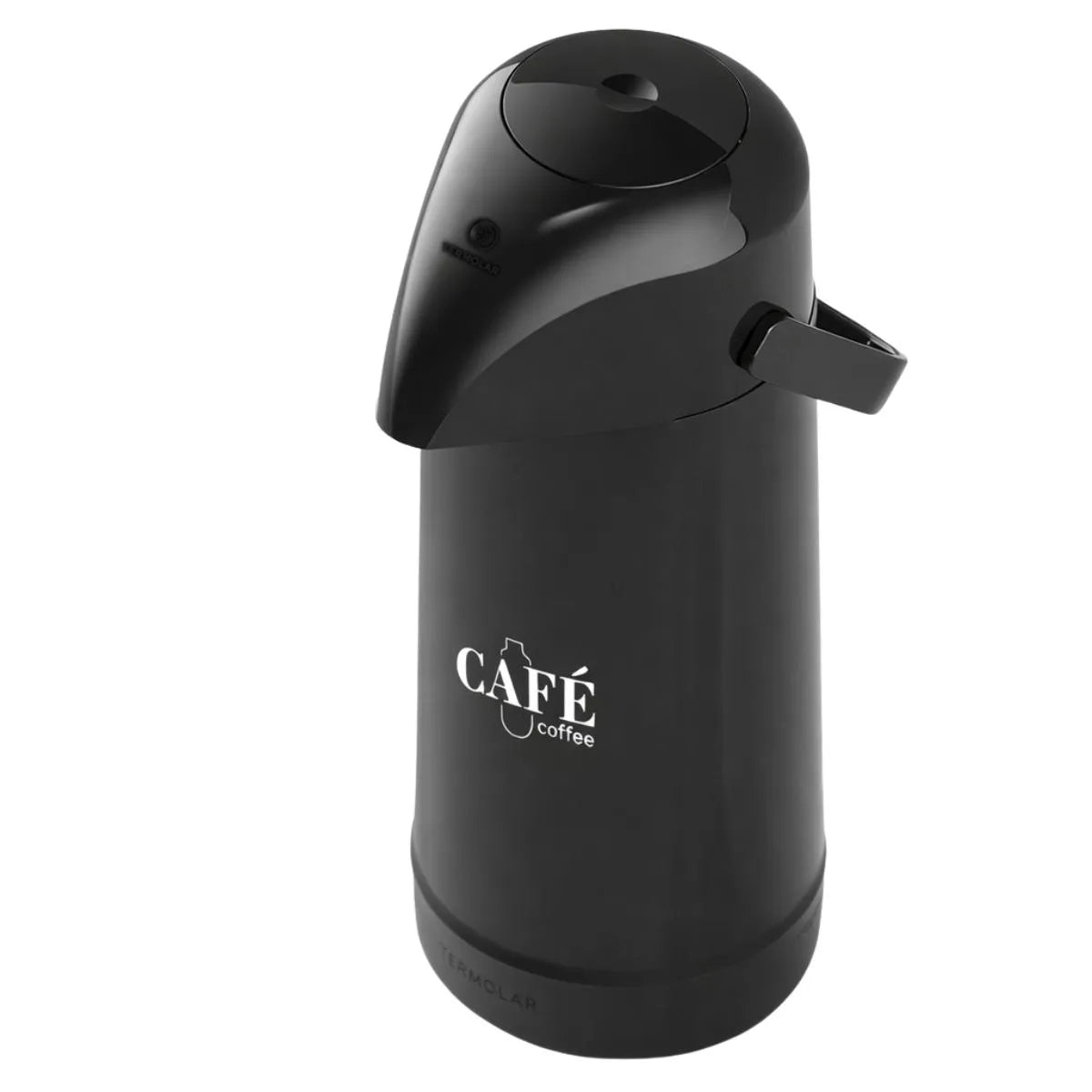 Garrafa Termica Preta - Cafe - com Pump - Termolar 1 Litro