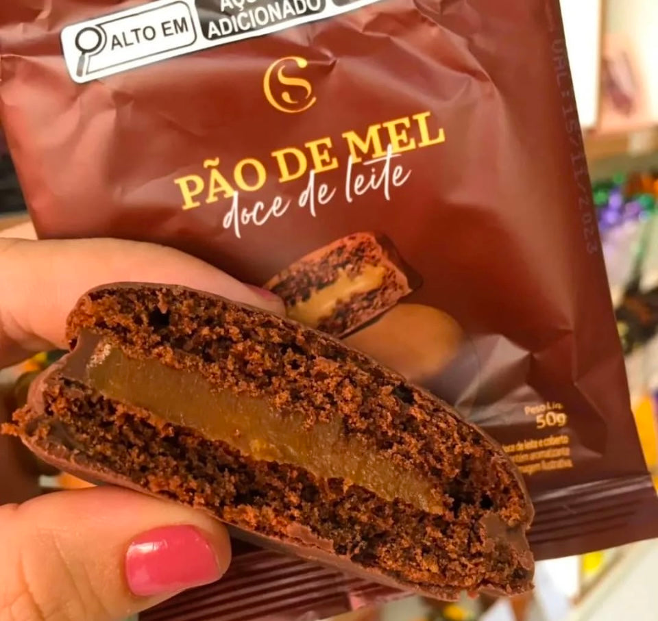 Pao de Mel Doce de Leite Cacau Show 50g