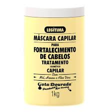 Mascara Capilar para Fortalecimento de Cabelos Gota Dourada 1 kg