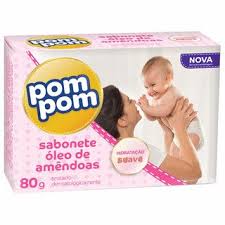 Sabonete Pompom Óleo de Amêndoa 80g