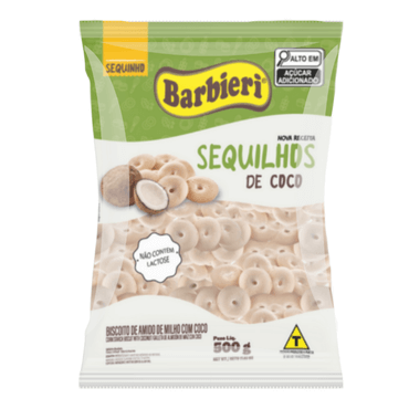 Sequilhos de Coco Barbieri 350g