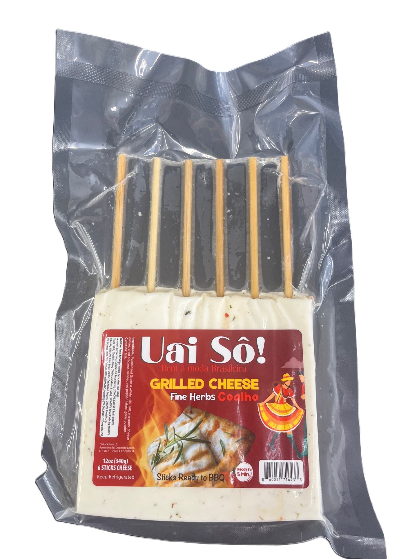 Queijo Coalho com Ervas Uai So! 340g