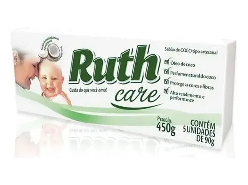 Sabao de Coco Ruth care 5 unid 90g cada