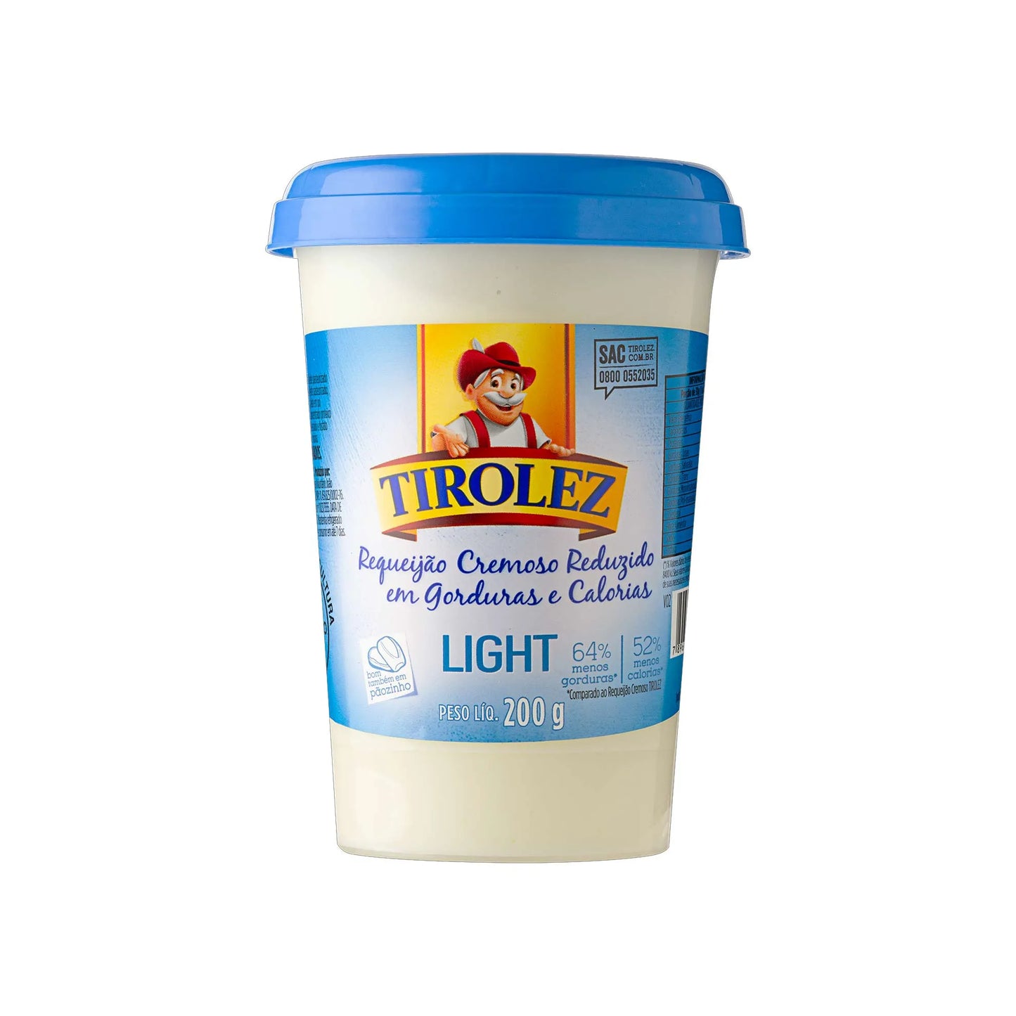 Requeijao Light Tirolez 200g