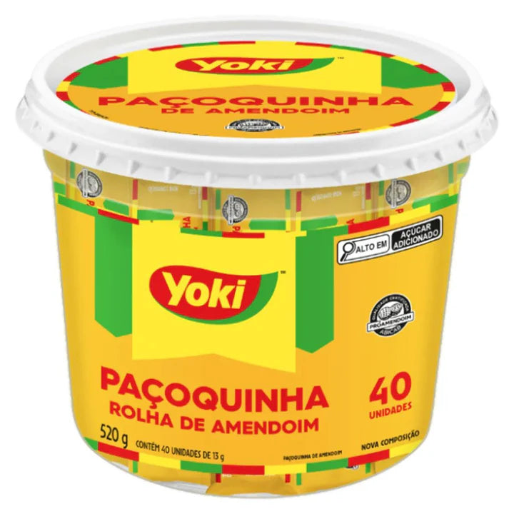 Yoki Pacoquinha Rolha Embalada 520g