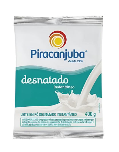 Leite em po Desnatado Piracanjuba 400g