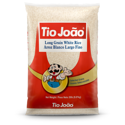 Arroz Branco Tio Joao 20lb (9.07kg)