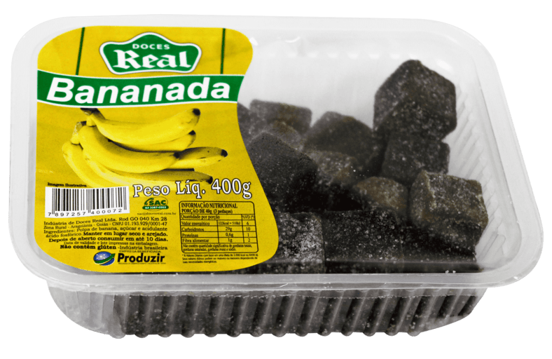 Bananada Doces Real 400g