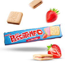 Biscoito Passatempo Morango 130g