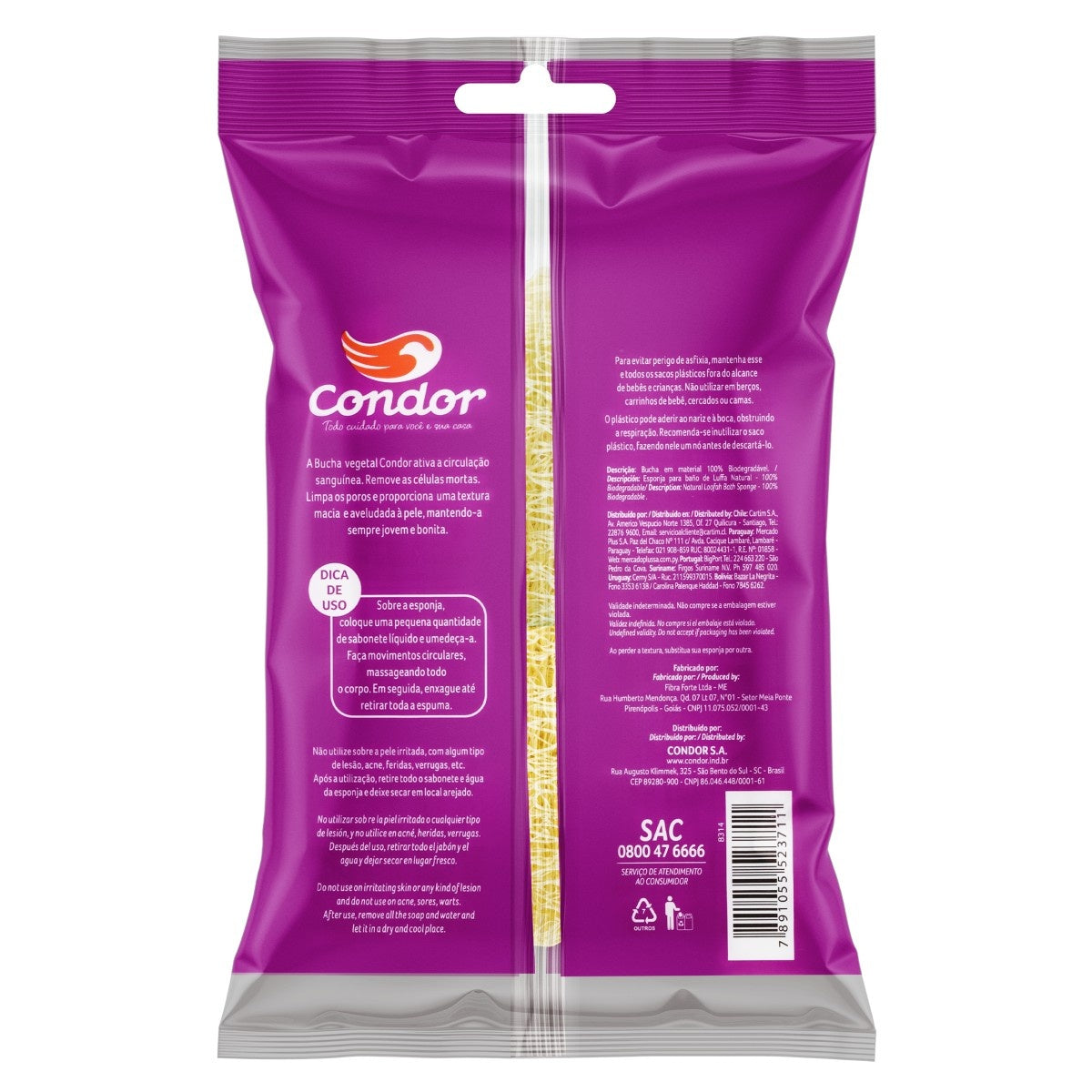 Bucha Vegetal Condor 1 unidade