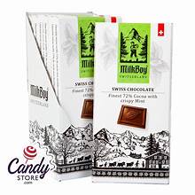 Chocolate Swiss Extra Dark 72% - Mint MilkBoy 100g