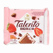 Chocolate Talento Morango Garoto 85g